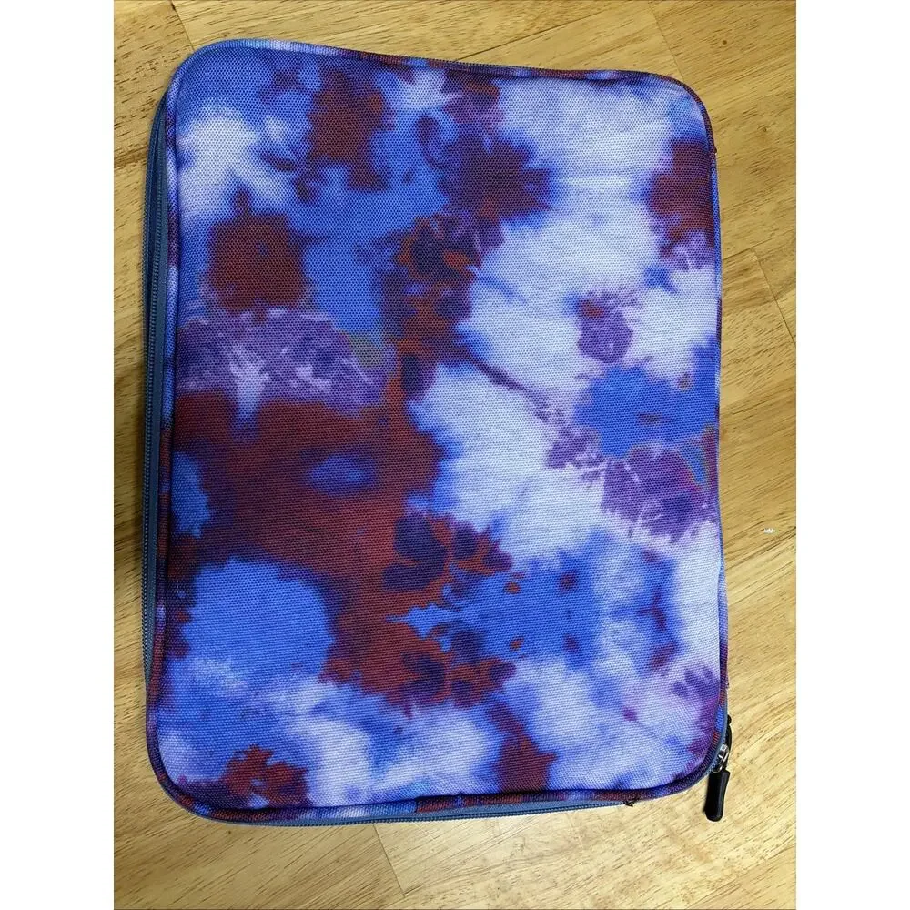Ivory Ella - Purple Tie-Dyed Laptop Zippered Sleeve - Hard To Find